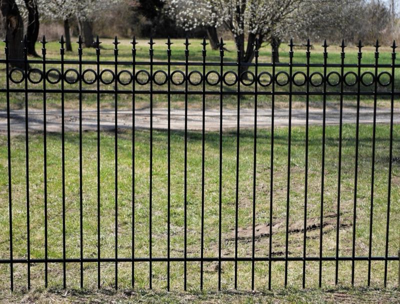 Iron Fence near Midlothian